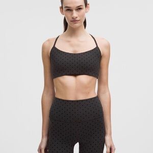 Lululemon Athletica Black Polka Dot Sports Bra XL A/B